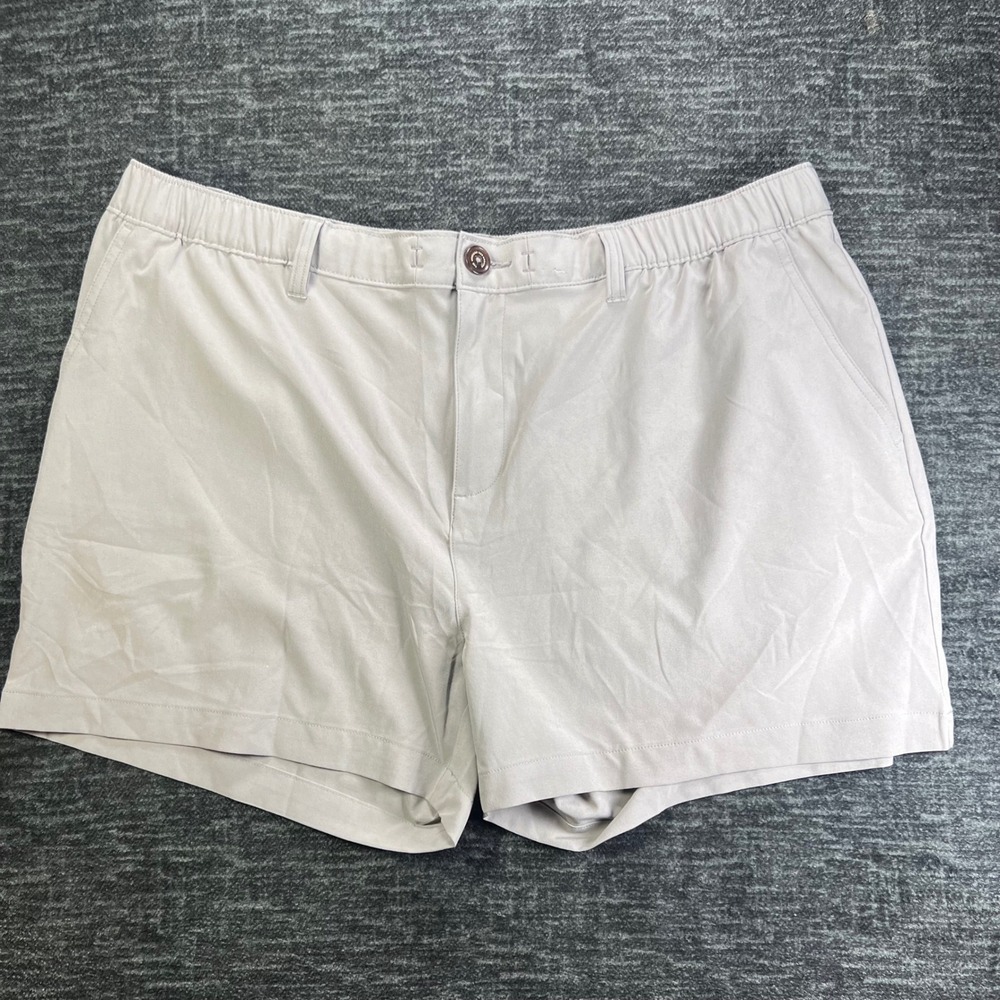 Chubbies Everywear Shorts Mens XXL Gray 4" Inseam Elastic Waist Performance Golf